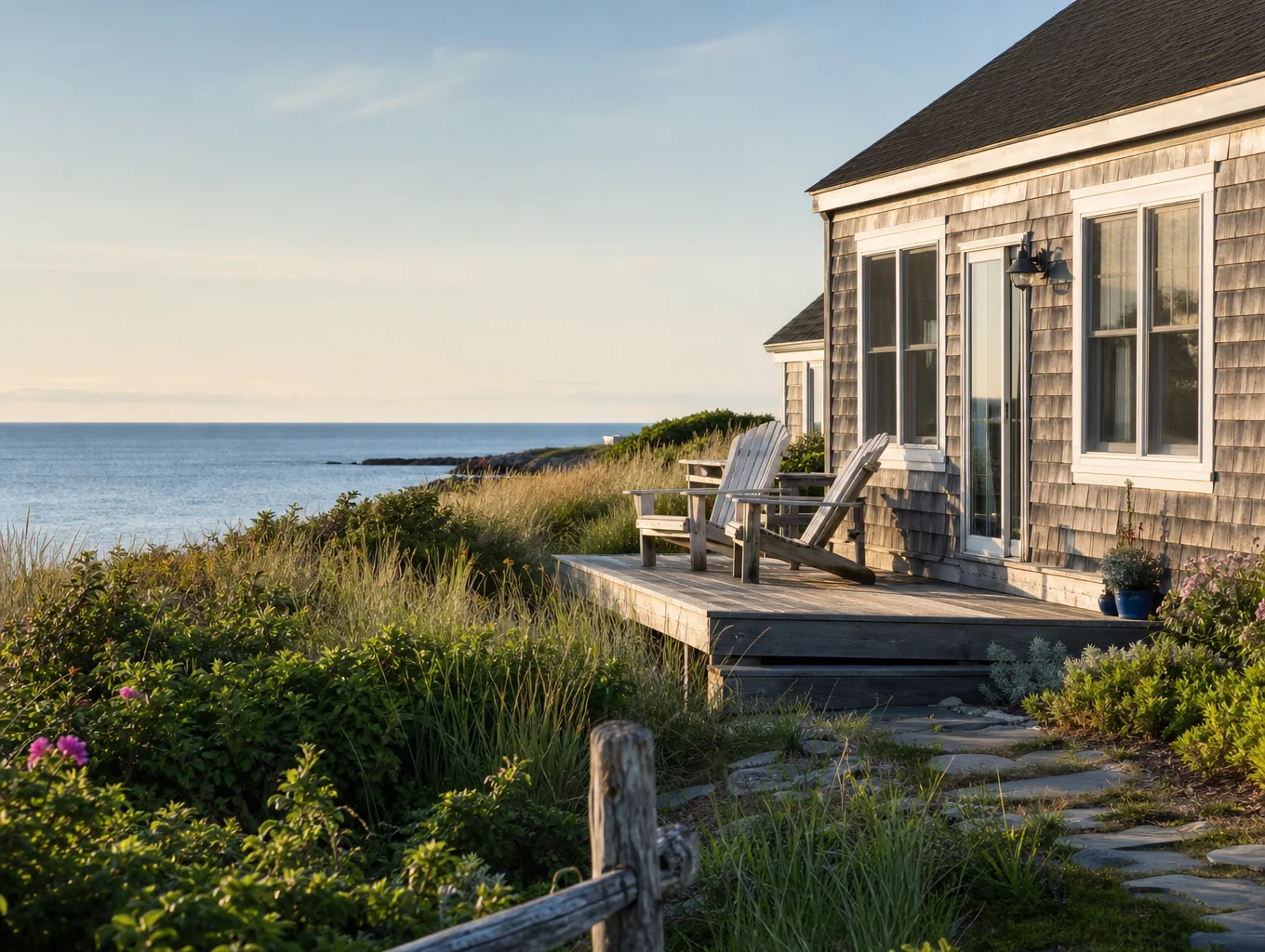 Charming cottage architecture and coastal greenery in Carmel-by-the-Sea