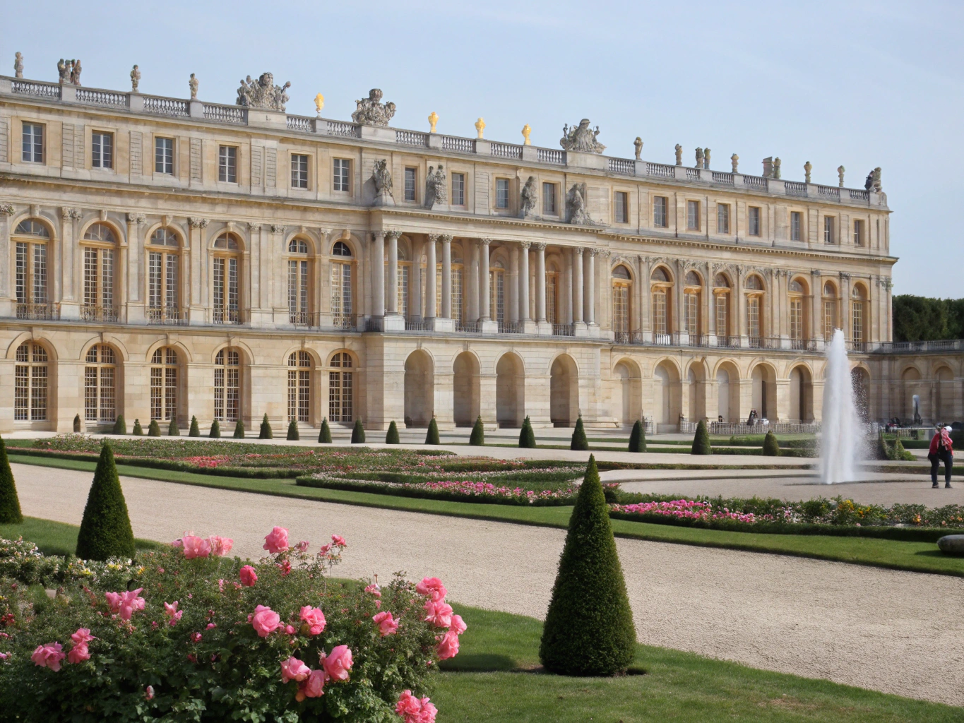 Det storslåtte slottet i Versailles og hageanlegget, Frankrike
