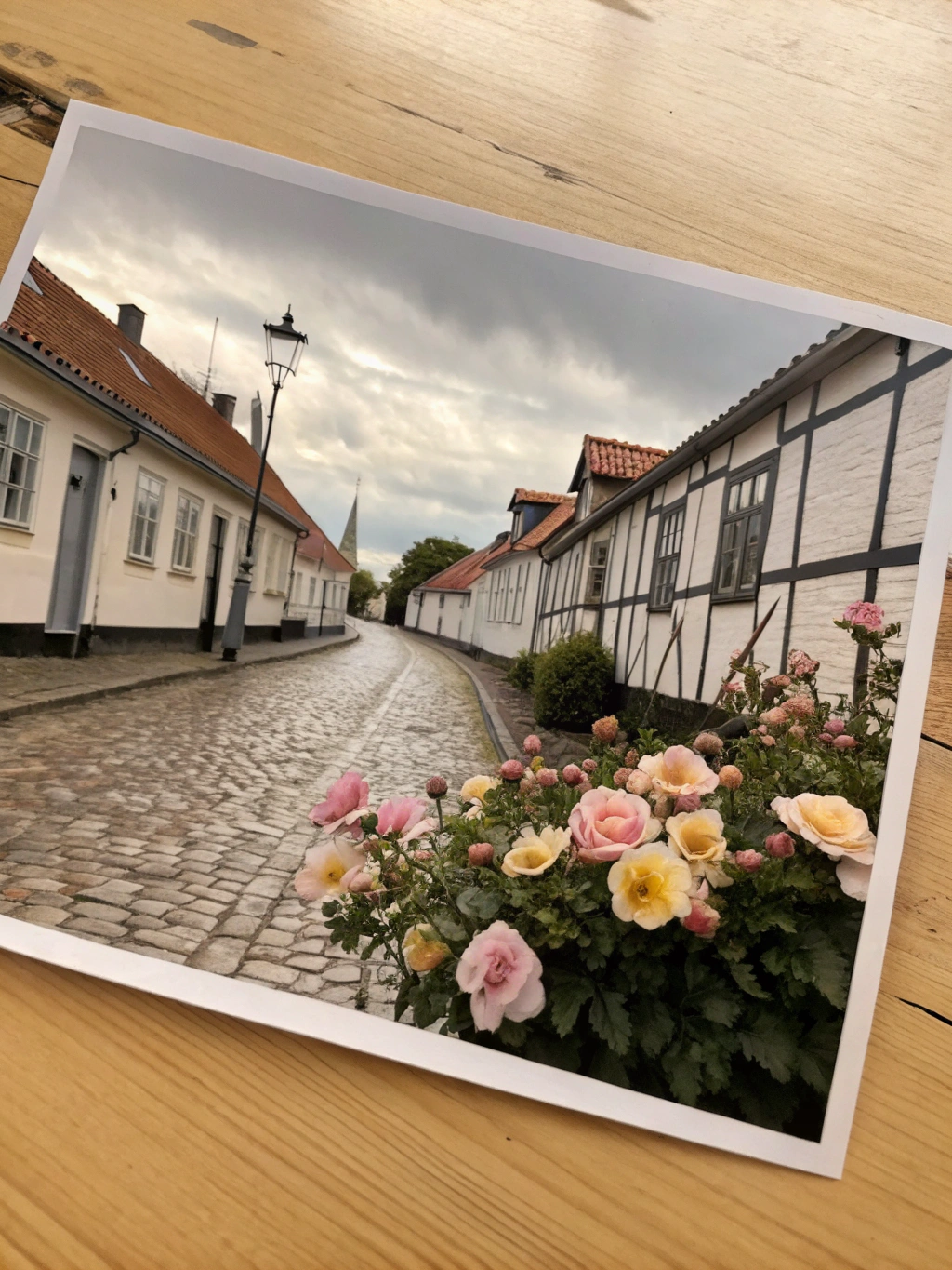 Charming half-timbered medieval houses and cobblestone lanes in historic Ystad