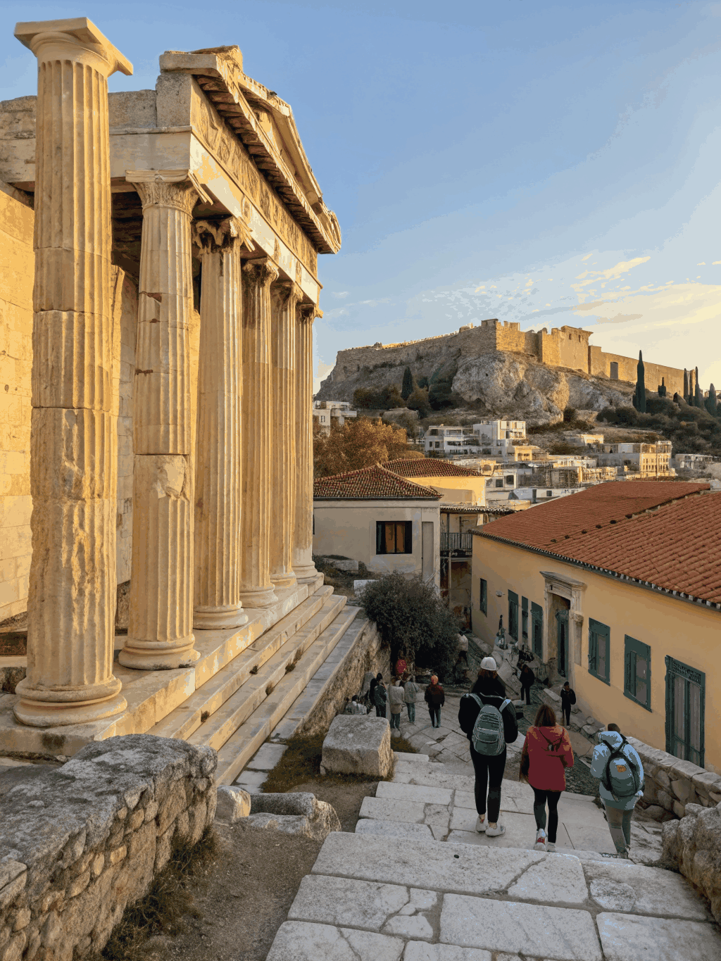 Acropolis ancient temples Athens Greece