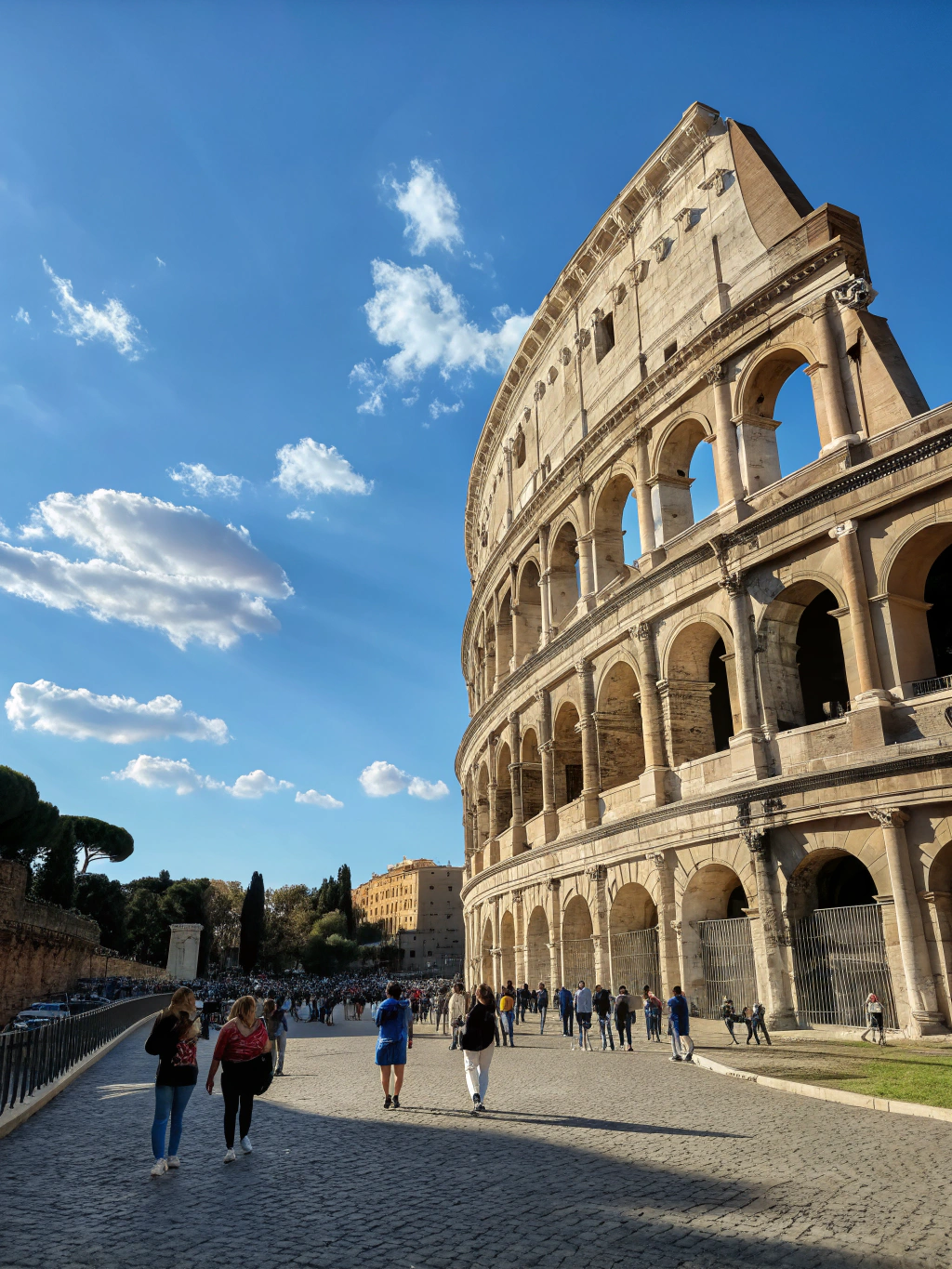 Colosseum ancient amphitheater Rome Italy