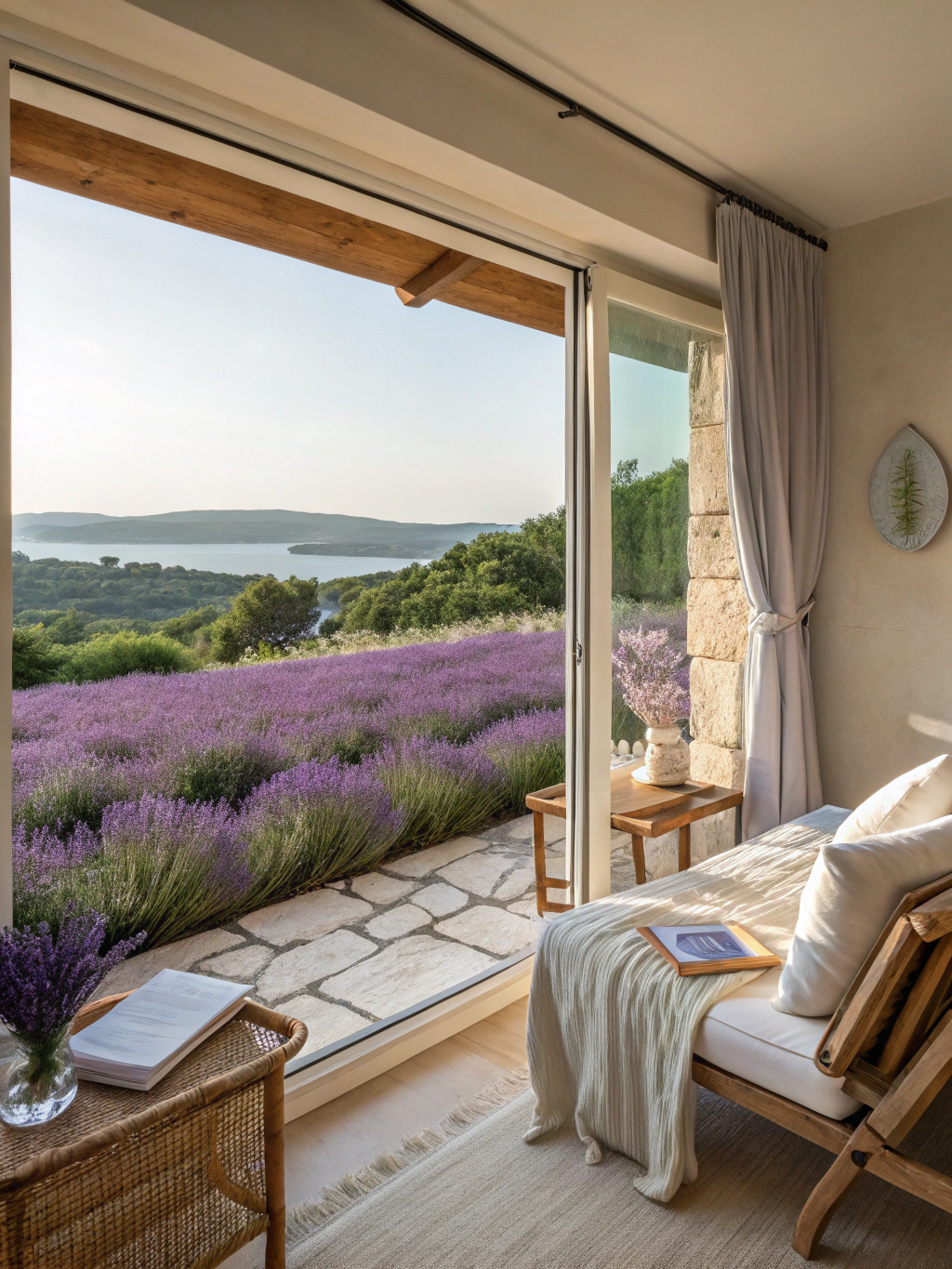 Hvar island lavender fields and turquoise waters Croatia