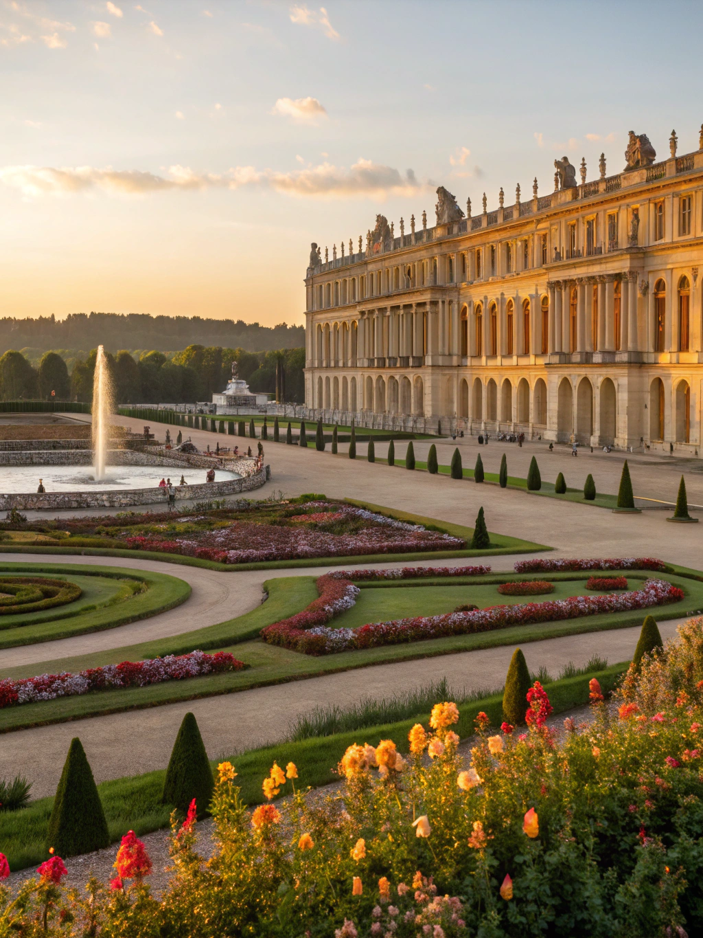 Palace of Versailles grand structure Versailles France